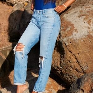 OUTERKNOWN S.E.A. Cali Vintage Straight Button Fly Organic Cotton Jean Size 30